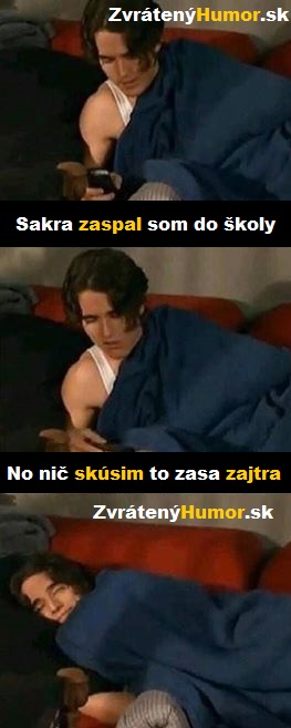 zasa som zaspal