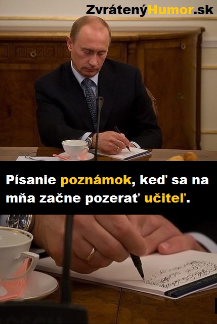 ked sa pozerá ucitel