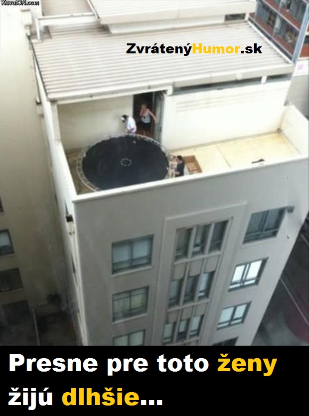 trampolina na streche