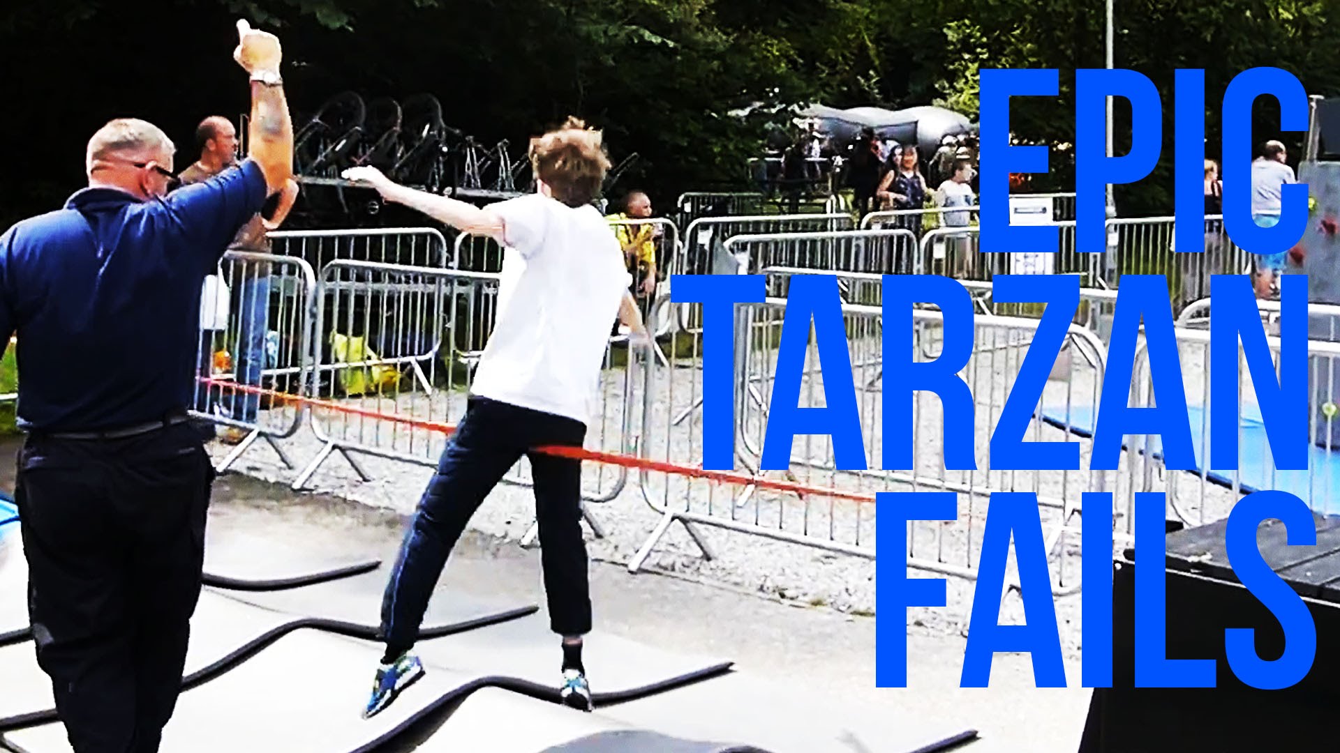 VIDEO: Slackline a hojdačkové faily