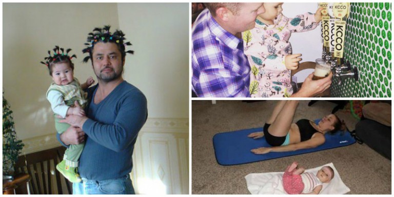 23 Obrázkov: Rodičovstvo nemusí byť striktne náročné môže to byť aj pekná sranda