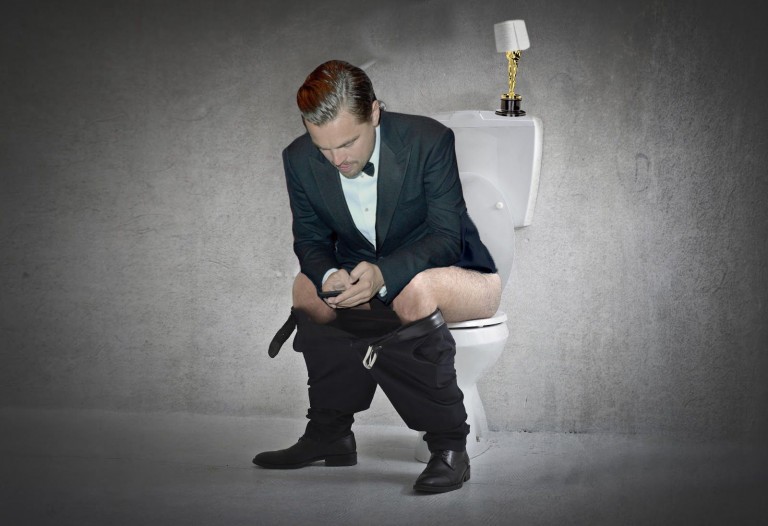 Oscarový LEO sa stal obeťou photoshopu