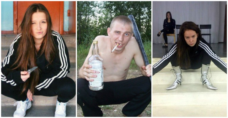 20 Obrázkov: 2 najväčšie Ruské vášne – drepy a Adidas