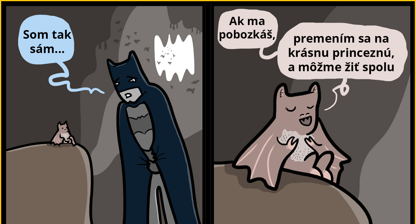 Nikdy nebozkávaj netopierov