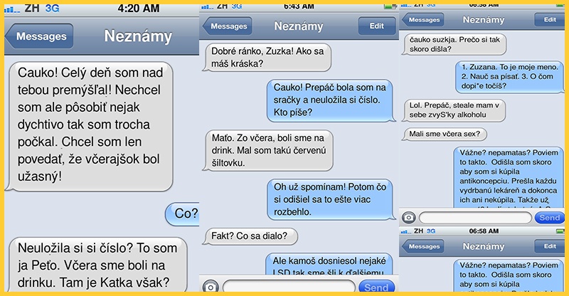 Dala chlapom falošné čísla a následne sa s nimi pekne pohrala! (SMS dialógy)