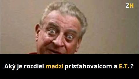 Prisťahovalci vs E.T.