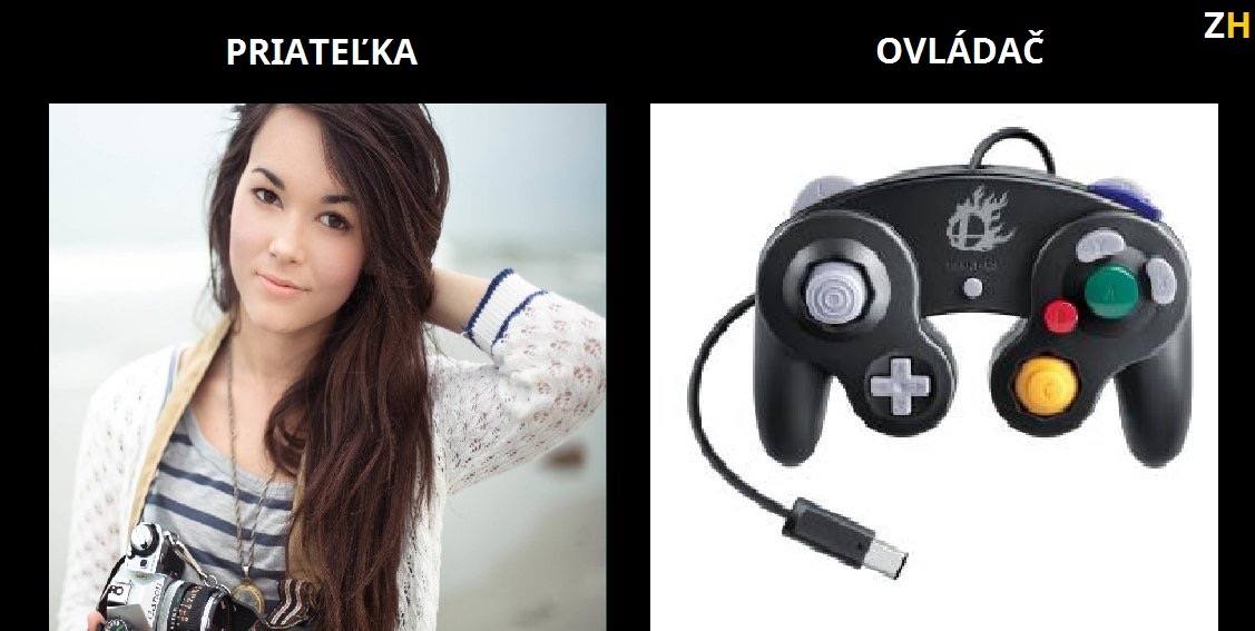 Priateľka vs Ovládač