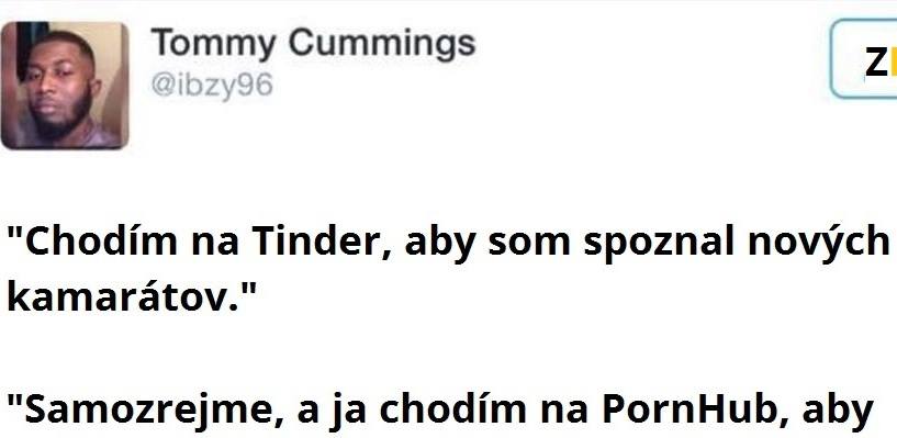 Tiež rád chodím na Tinder