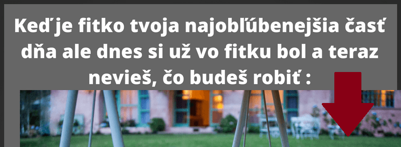 Tažký život bez cvičenia