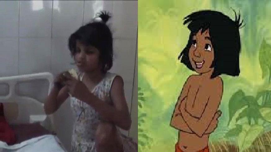 Opravdová „Mauglí dívka“ nalezena v Indii. Žila s opicemi, chodí po čtyřech a stále se bojí lidí