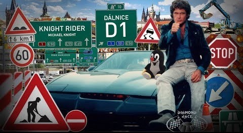 Knight Rider s Kittom sa snažia pokoriť najhoršiu diaľnicu na svete – Českú D1