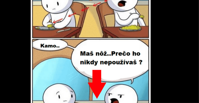 Tak konečne ho použil