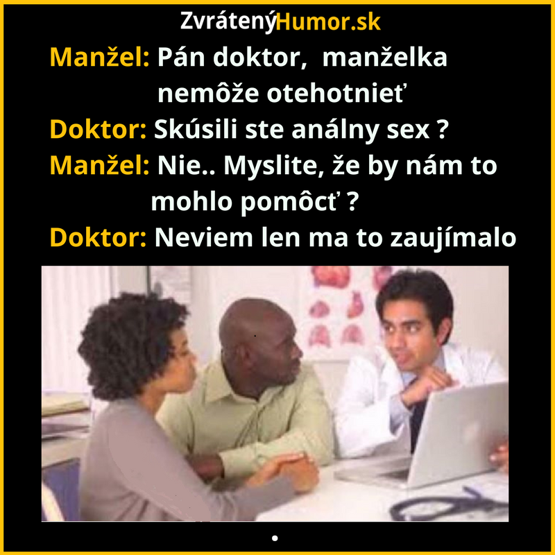 S manželkou u doktora