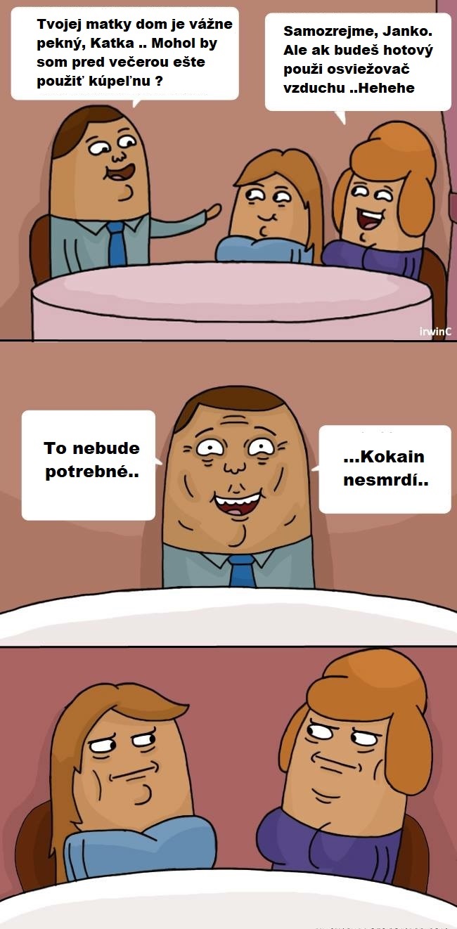 Keď na návšteve dostaneš chuť na lajnu