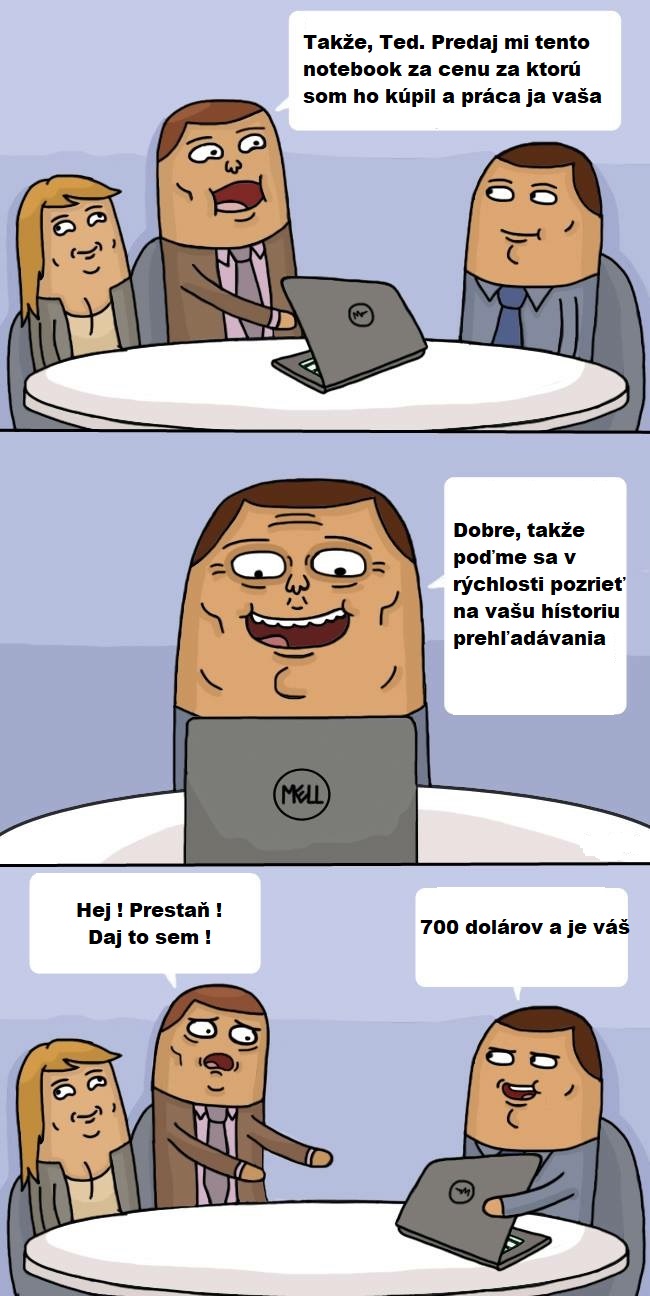 Dostane Ted prácu ?