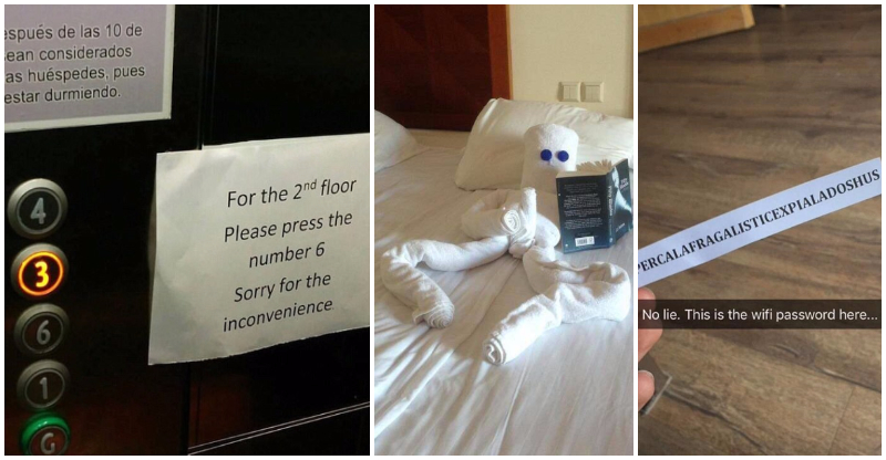 25+ Obrázkov: Aj na obyčajnom hoteli môže človek zažiť kopec srandy