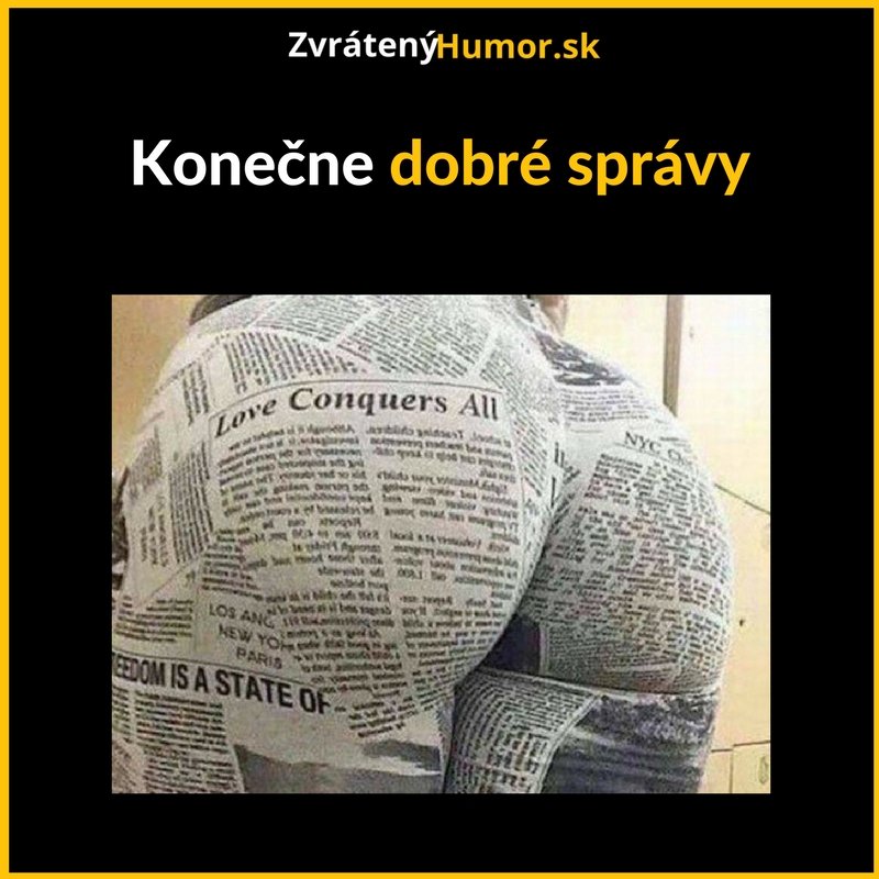 Milujem takéto správy