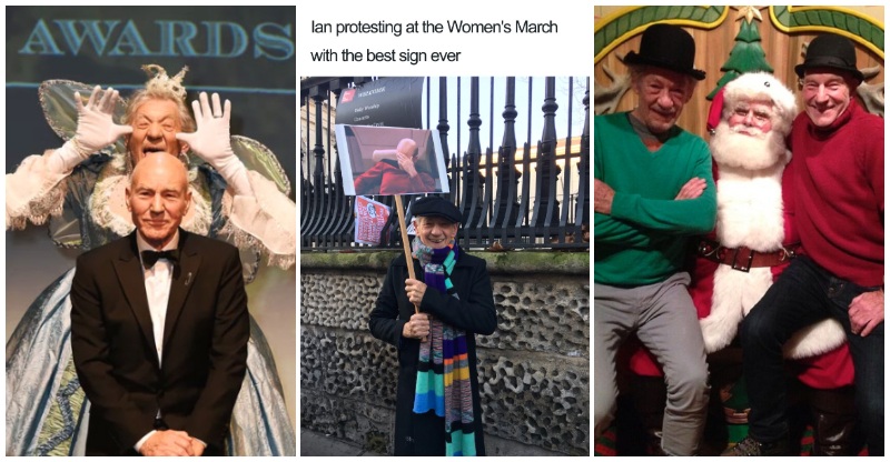 20 Obrázkov: Komické priateľstvo, aké majú Patrick Stewart a Ian McKellen, by chcel mať každý