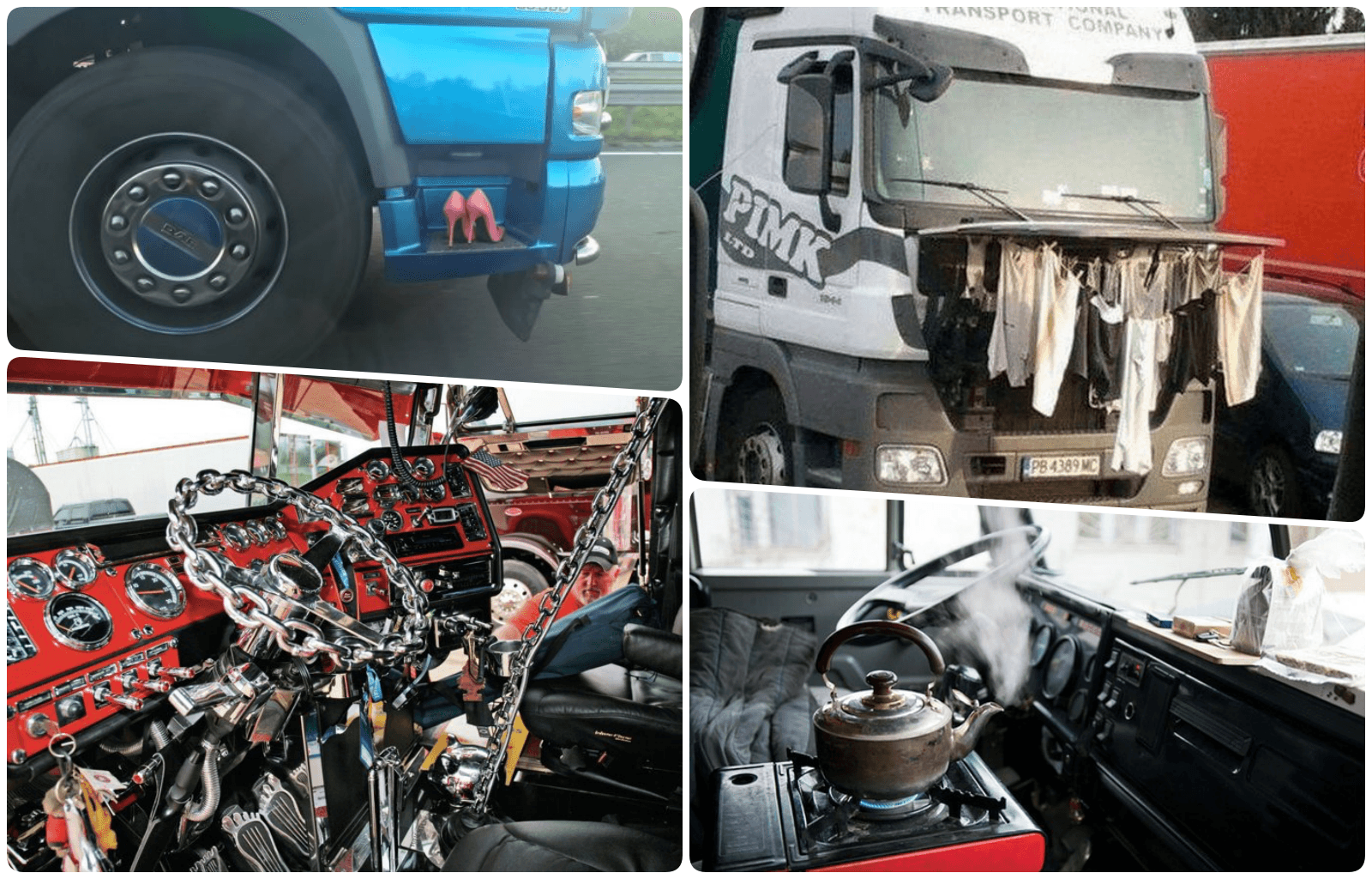 15+ Obrázkov: Aj takto vyzerá život kamionistov