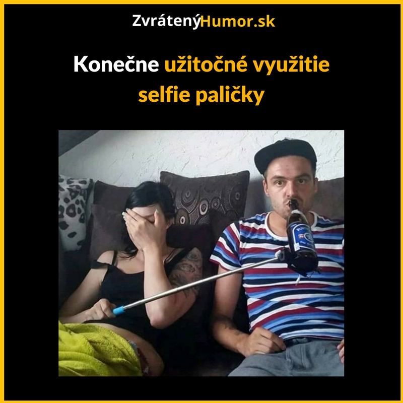 Selfie-pivko palička