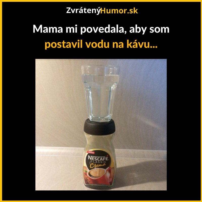 Postav vodu na kávu