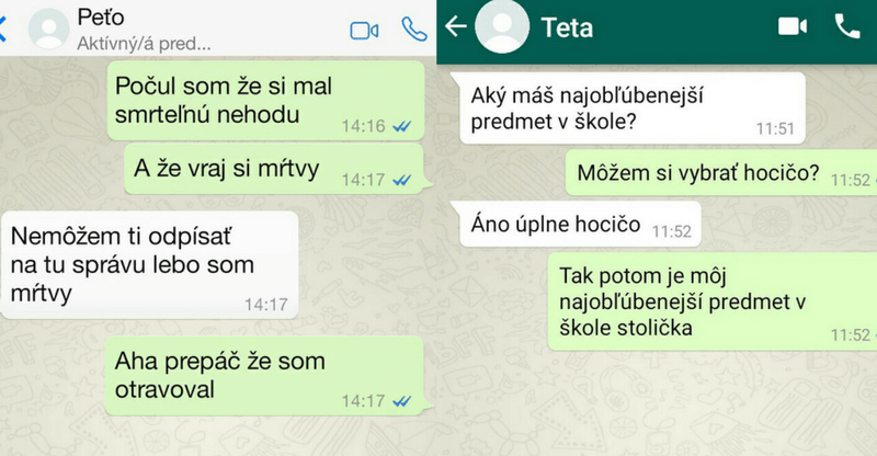 Konverzácie, ktoré ti dokážu, že život nemusíš brať tak vážne #96