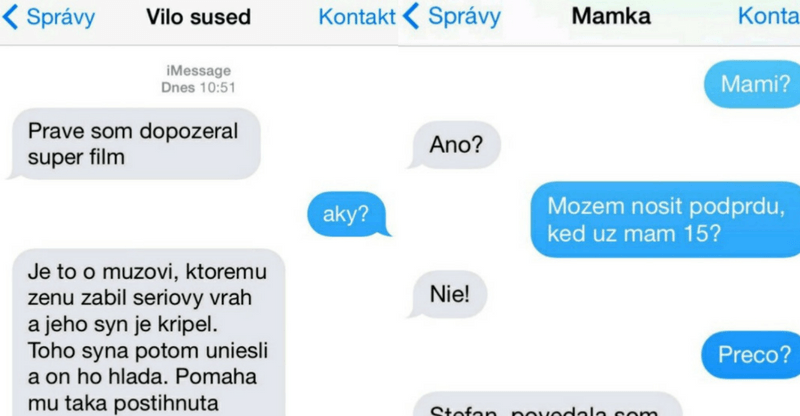 Konverzácie, ktoré ti dokážu, že život nemusíš brať tak vážne #100