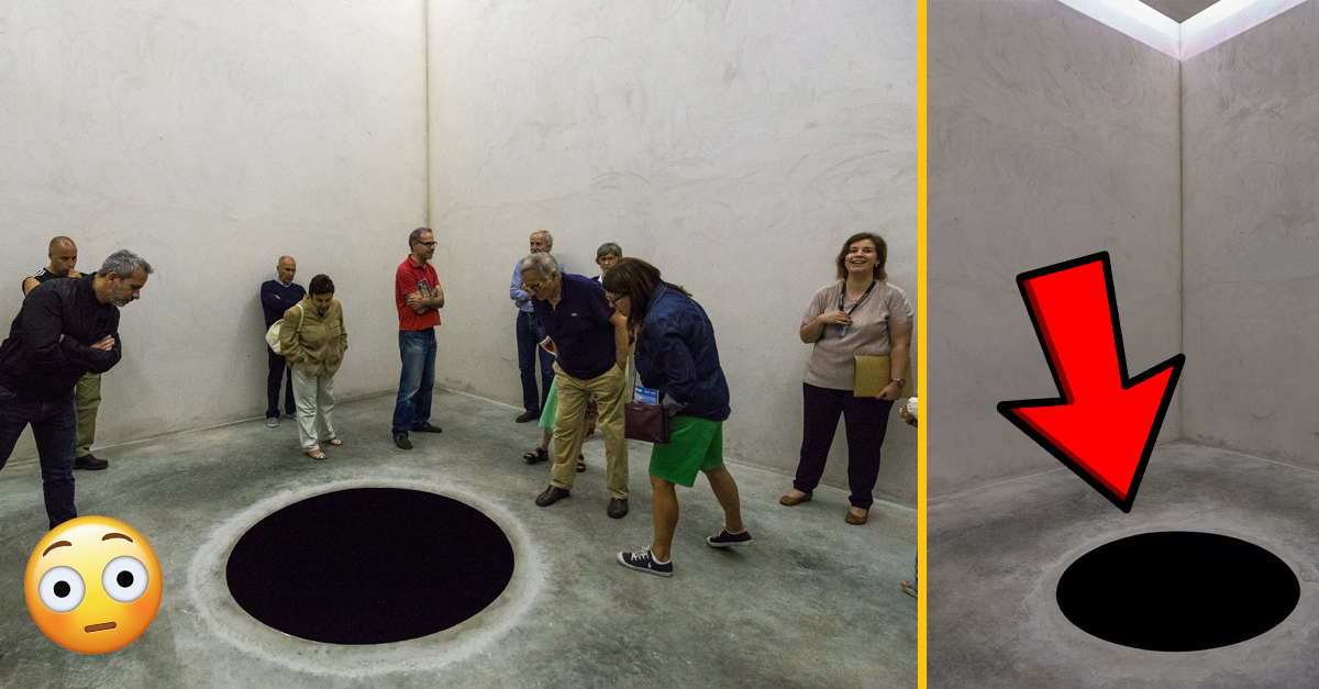 Návštevník spadol do diery, ktorá vyzerala ako umelecké dielo