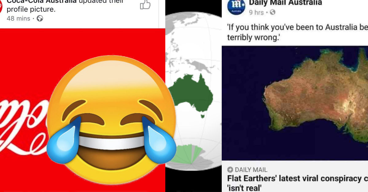 Coca Cola Austrália si kvôli „plochozemcom“ zmenila logo