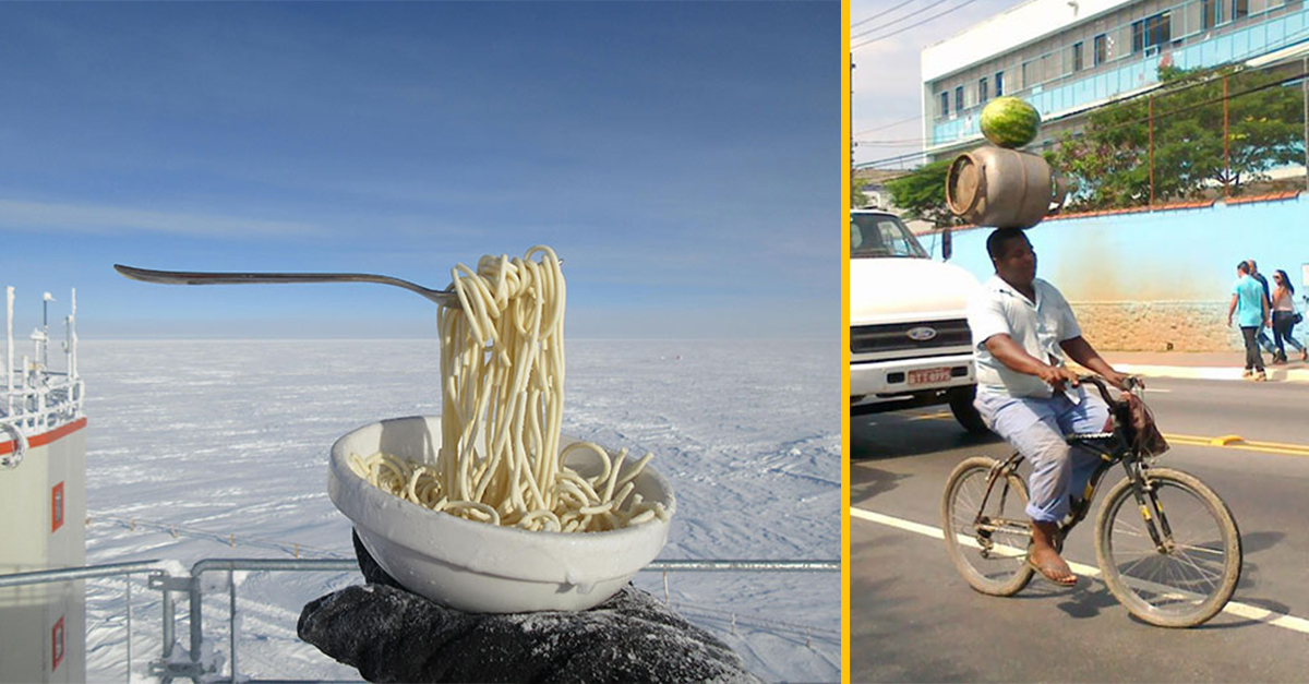 Keď sa porušuje gravitačný zákon – tie najlepšie obrázky, ktorým nepochopíš