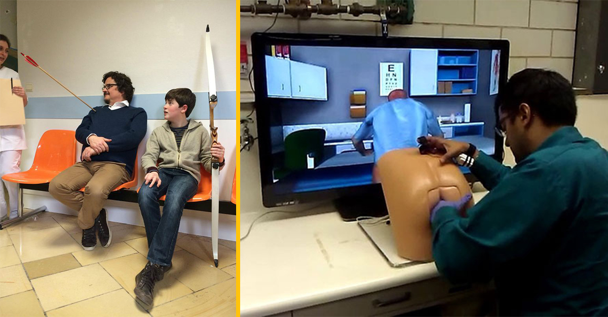 Obrázky z najviac neočakávaných a zábavných vecí, ktoré sa stali v nemocnici