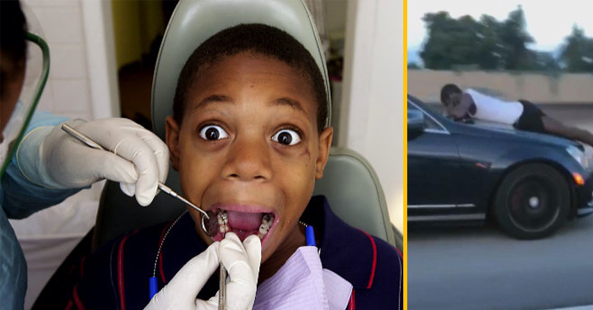 Chlapec sa bál zubára a nechcel zliezť z kapoty auta – matka naštartovala a odišla s chlapcom na kopote na policajnú stanicu