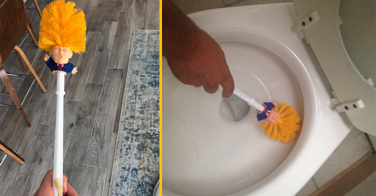 Chceš mať Donalda Trumpa vo svojej kúpeľni? Kúp si toaletnú kefu s jeho podobizňou!