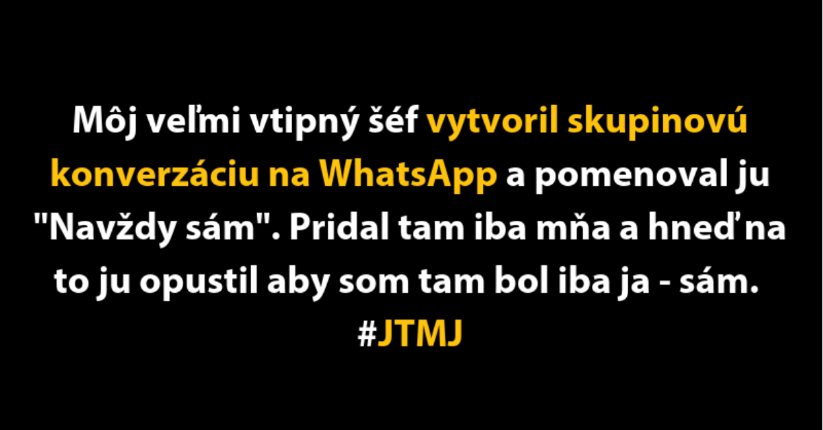 JTMJ: Príbehy, ktoré píše sám život #8