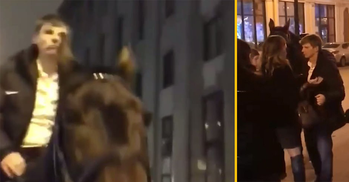 Bývalý ruský futbalový reprezentant (Andrej Aršavin) bol prichytený, ako ide opitý zo striptízového klubu – na koni