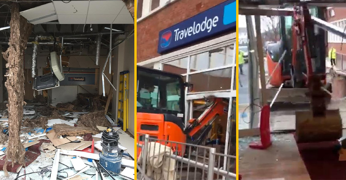 Robotník nedostal zaplatené za svoju prácu – nasadol do bagra a zničil novo postavený hotel