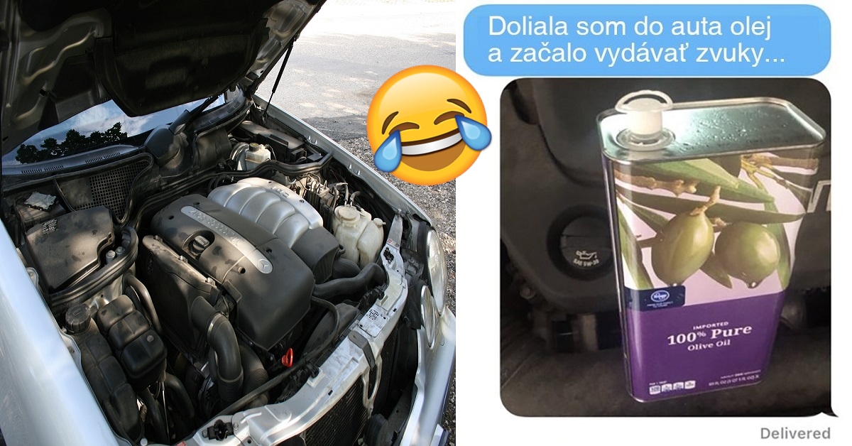Internetom sa šíri nový vtipný prank: „Doliala som olej do motora.“