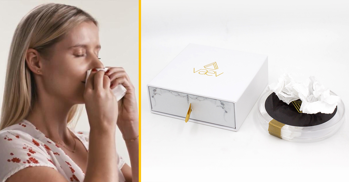 Spoločnosť predáva použité servítky za 80 dolárov – vraj pomáhajú predchádzať chrípke