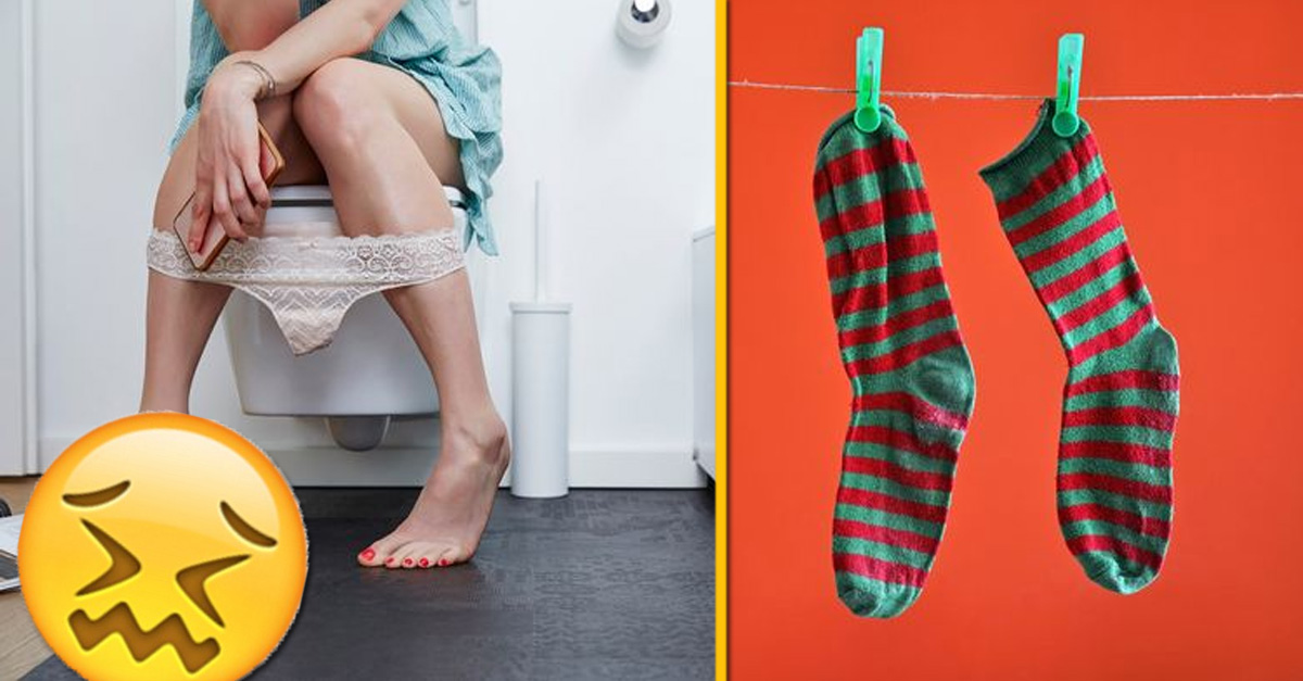 Muž je šokovaný po tom, ako zistil, čo robí jeho partnerka s jeho ponožkami v kúpelni