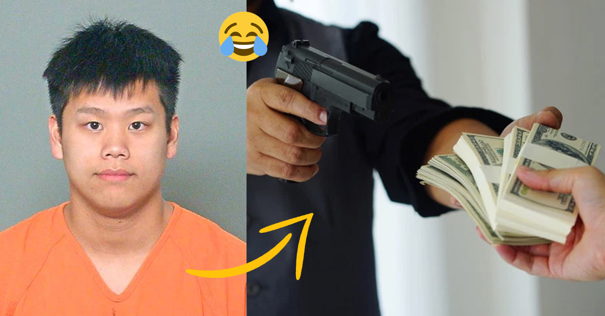 „Dnes som sa rozhodol skúsiť niečo nové, tak som vykradol banku“ – povedal muž obvinený z bankovej lúpeže