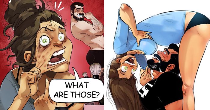 Vtipné komiksy umelca Yehuda, ktoré tentoraz zachytávajú ako s manželkou (ne)zvládajú tehotenstvo