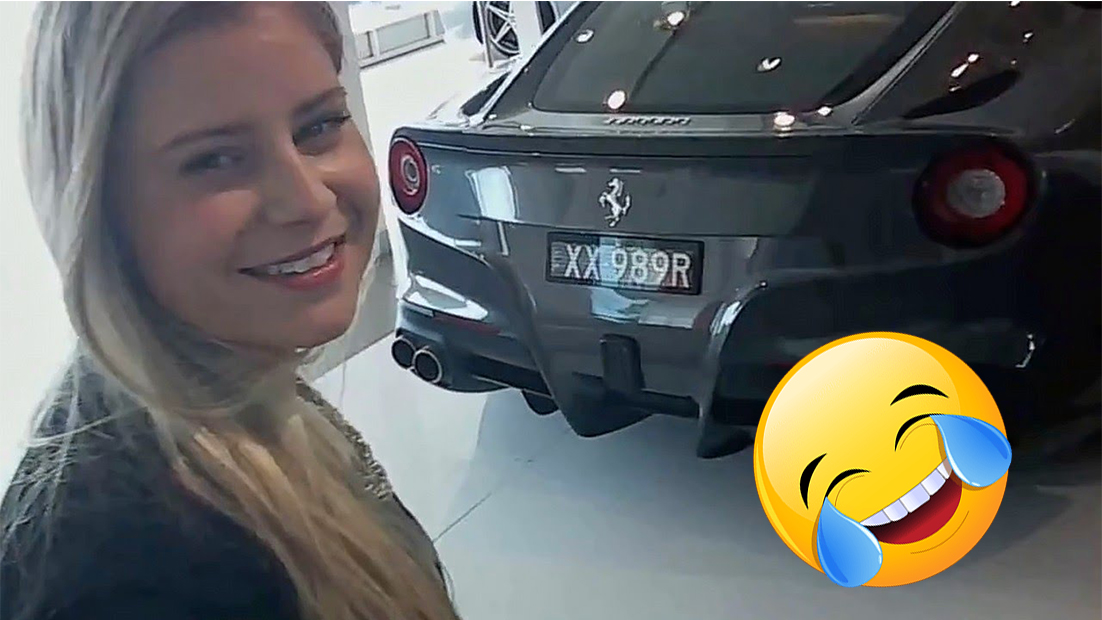 Chalan prišiel do showroomu Ferrari, vyložil hotovosť a odišiel