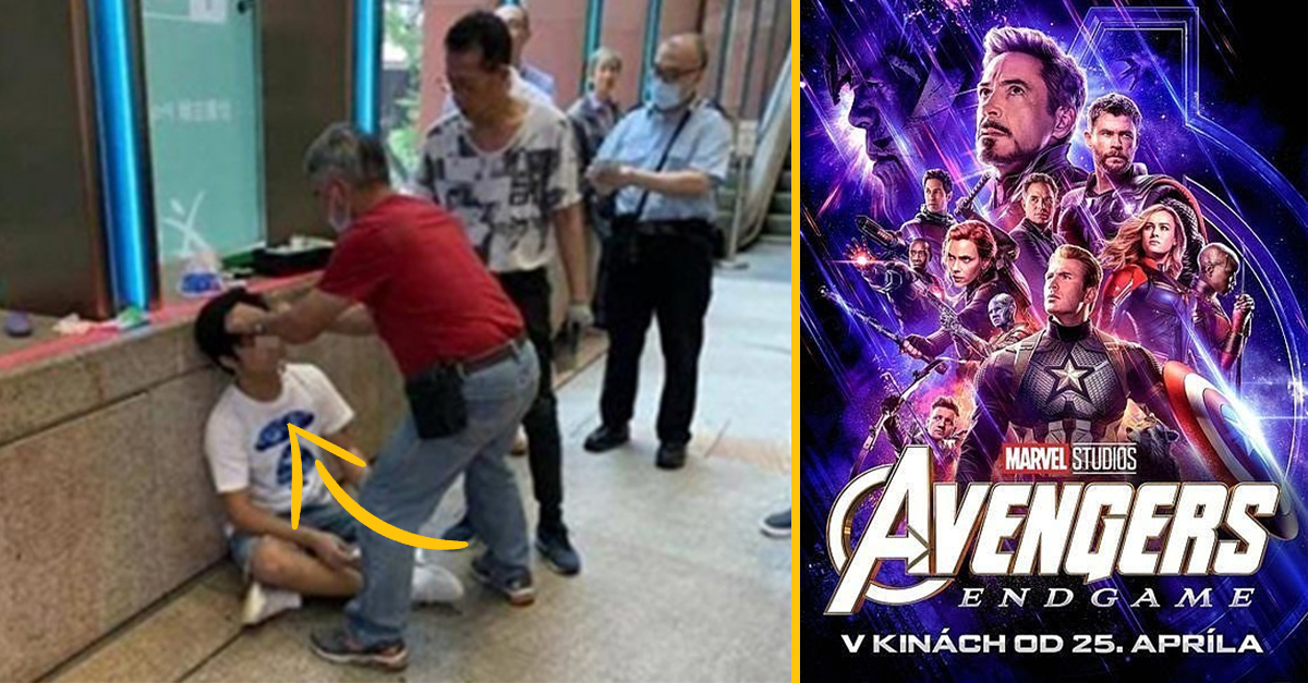 Muž pred kinom vykrikoval obsah filmu Avengers: Endgame – dobili ho
