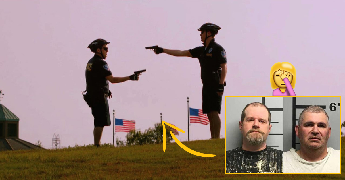 Dvaja opití muži s nepriestrelnými vestami sa navzájom ostreľovali zbraňou