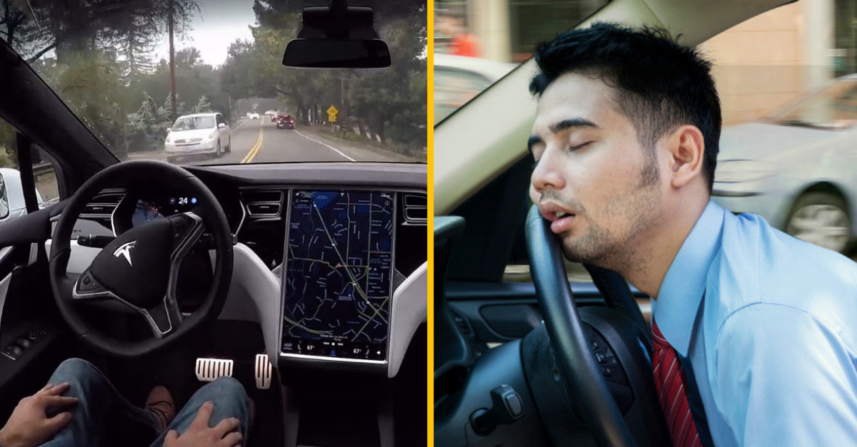 Dialničná polícia zastavila Teslu v ktorej zaspal opitý vodič