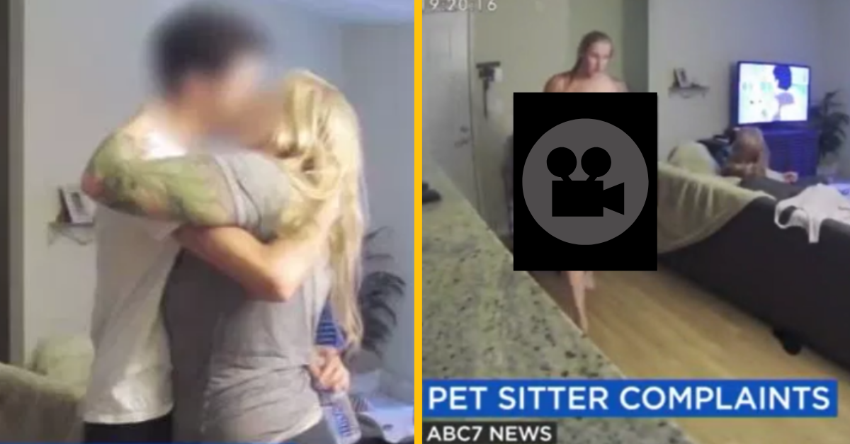 Video: Kamera prichytila psiu opatrovateľku, ako behá po byte nahá a vedie si do spálne muža