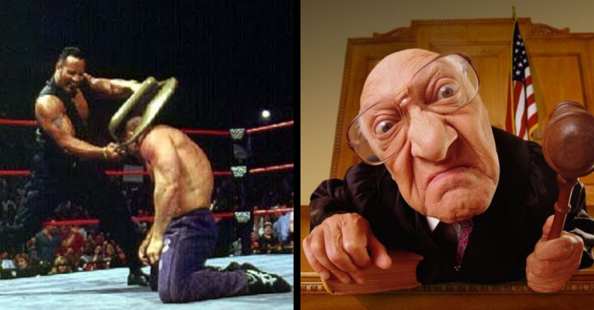 Právnik bol odsúdený na 18 rokov za to, že hodil sudcovi do hlavy stoličku