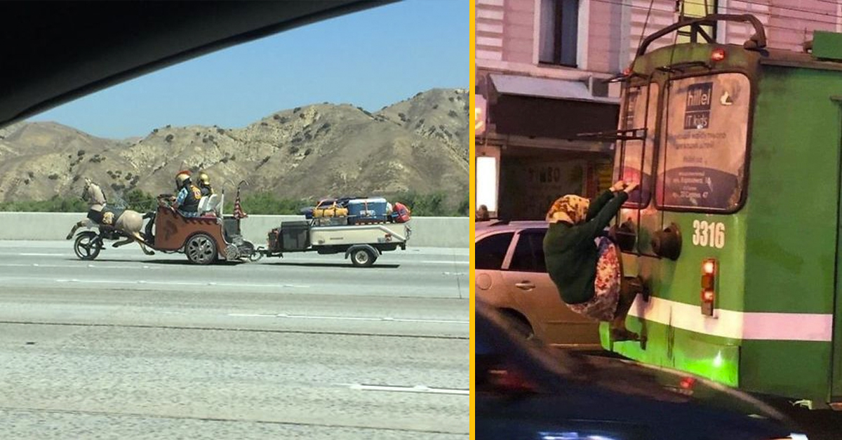 Tie najdivnejšie veci, ktoré ľudia zahliadli na cestách