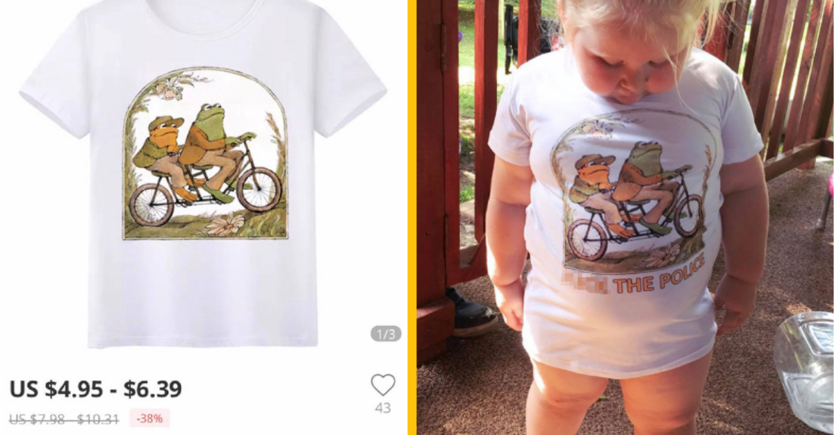 Mama objednala svojej 3-ročnej dcérke tričko z Číny, ktoré jej prišlo s dosť nevhodným nápisom