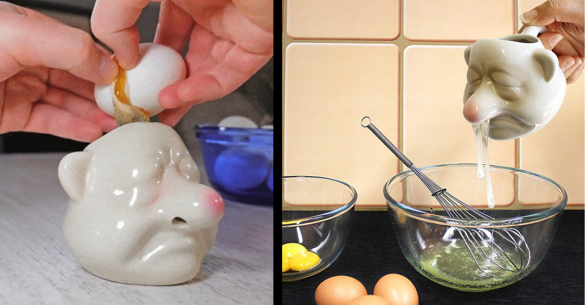 Zasoplený oddeľovač bielok: Najviac nechutná kuchynská pomôcka v histórii